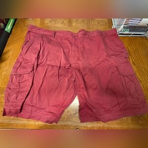 George Brick Red Cargo Shorts Men's Size 54